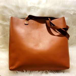 FEED 100% leather tote